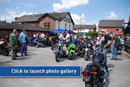 Vintage Motorcycle Show on Lymm Net   Events   Classic Bike Show   Farmers Arms